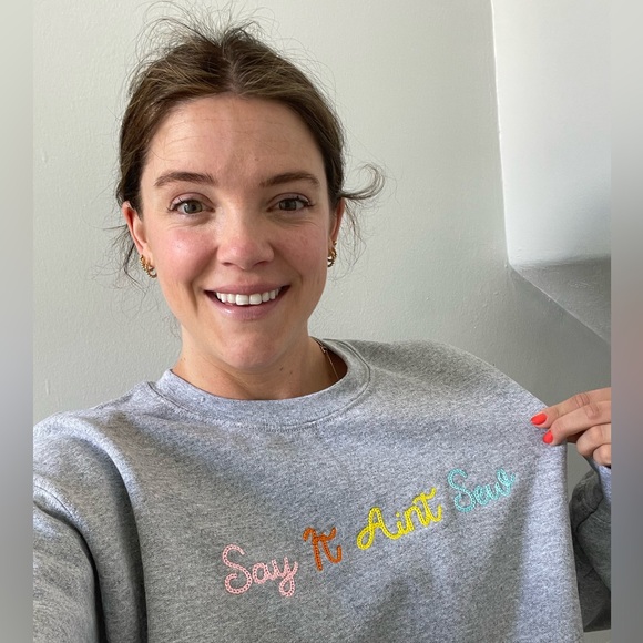 Say it ain’t sew crewneck - Picture 1 of 2